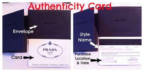 do prada bags have serial numbers|prada authenticity card.